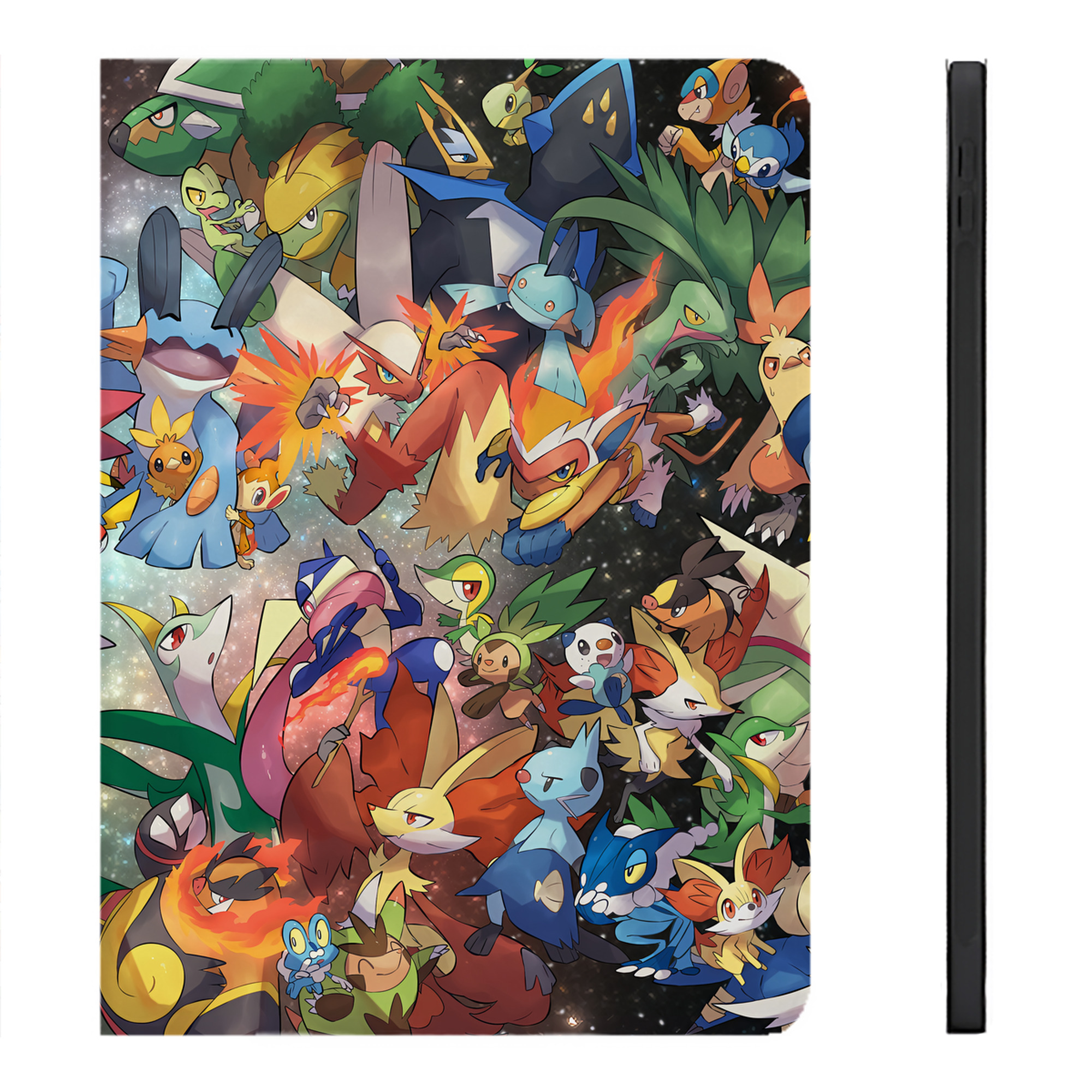 （画像用） ポケットモンスター Pokémon IPadケース ペンホルダー付き ブックスタイルデザイン